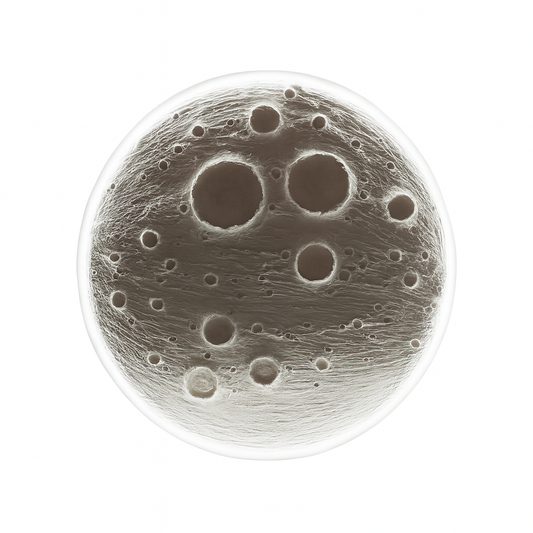 Escultura de Luna con Luz Led