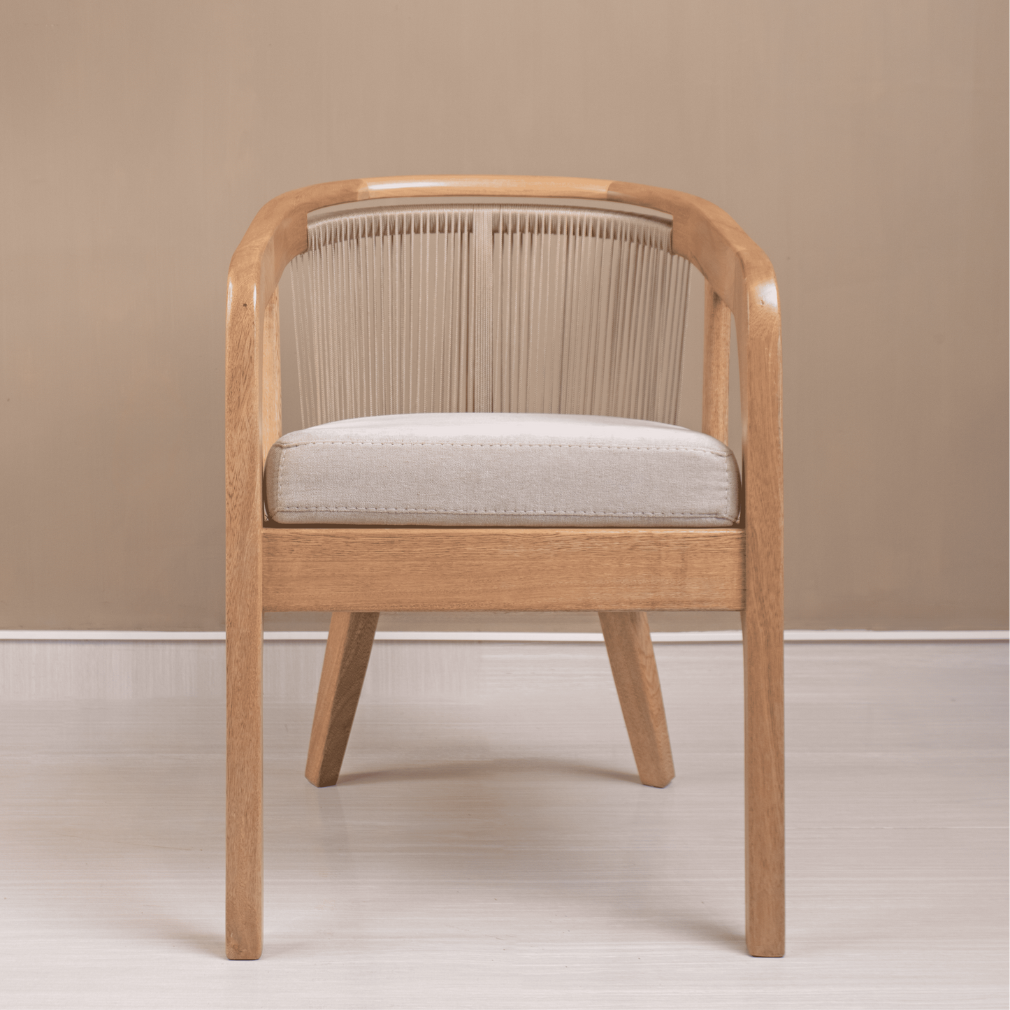 Silla Barichara - Roble Natural y Tejido Artesanal