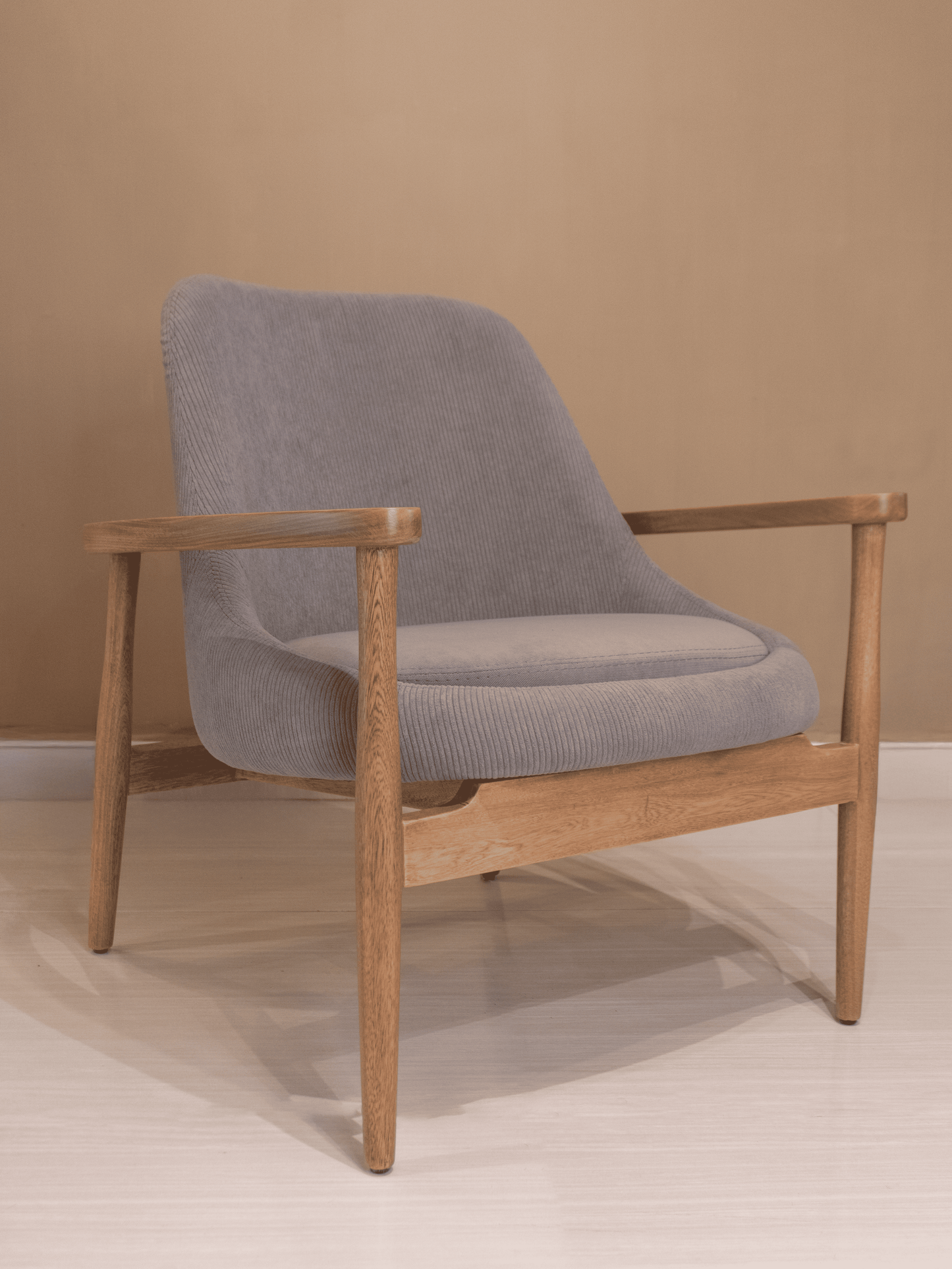 Silla Góndola Tapizada – Diseño Curvo Para Sala o Estudio