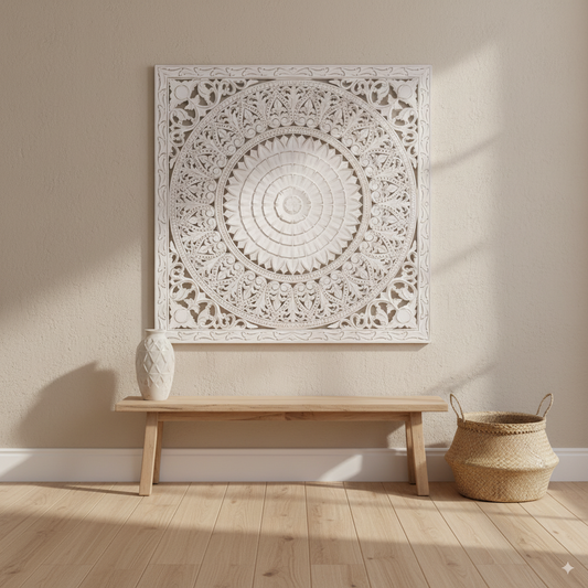 Mandala Tallado en MDF | Decoración de Pared Artesanal