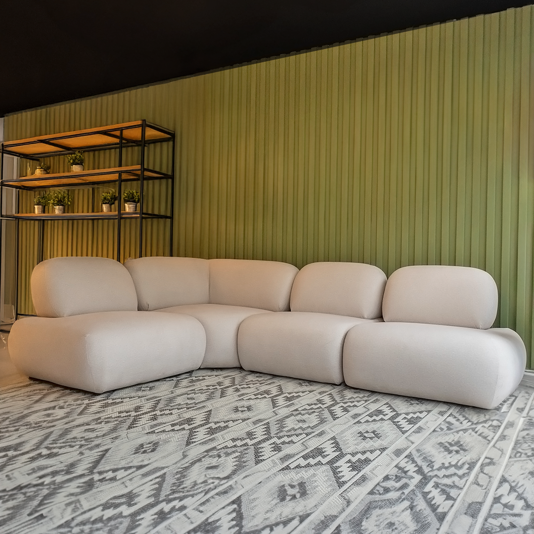 Sofá modular Macondo, vista general en sala