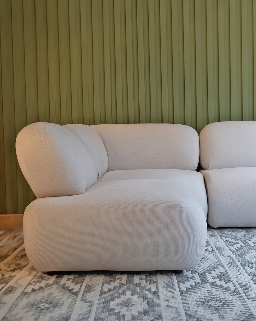 Sofá modular Macondo, configuración modular en sala