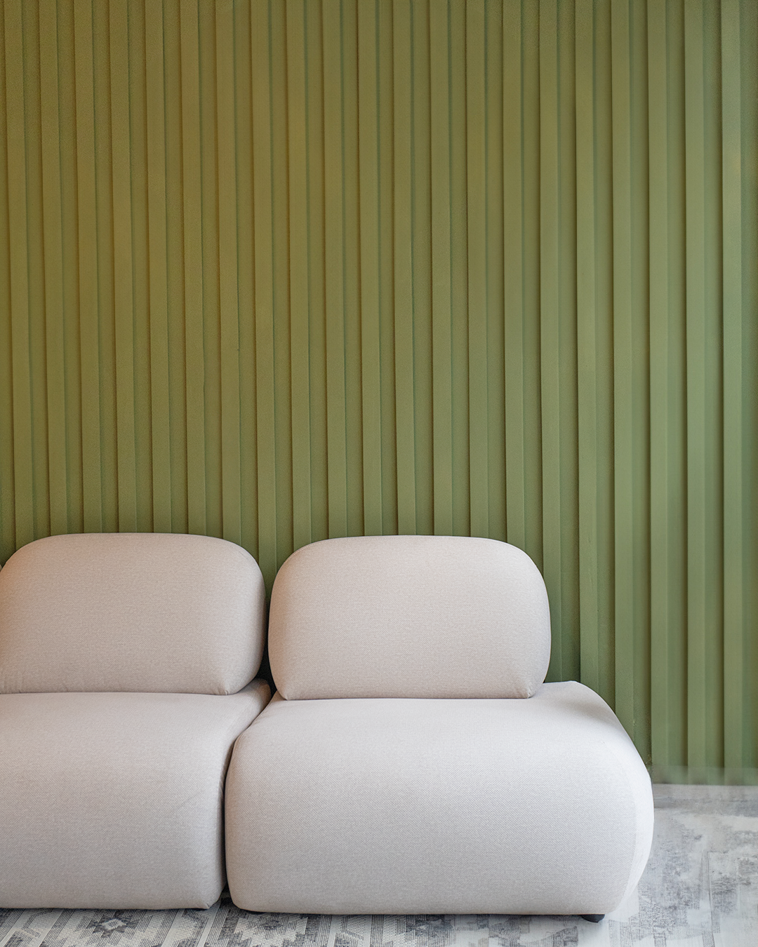 Sofá modular Macondo, detalle de los módulos