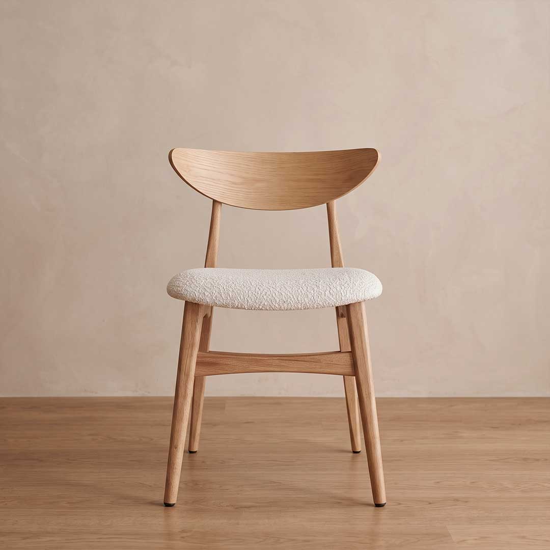 Silla de Comedor Sierra - Roble Natural y Diseño Moderno