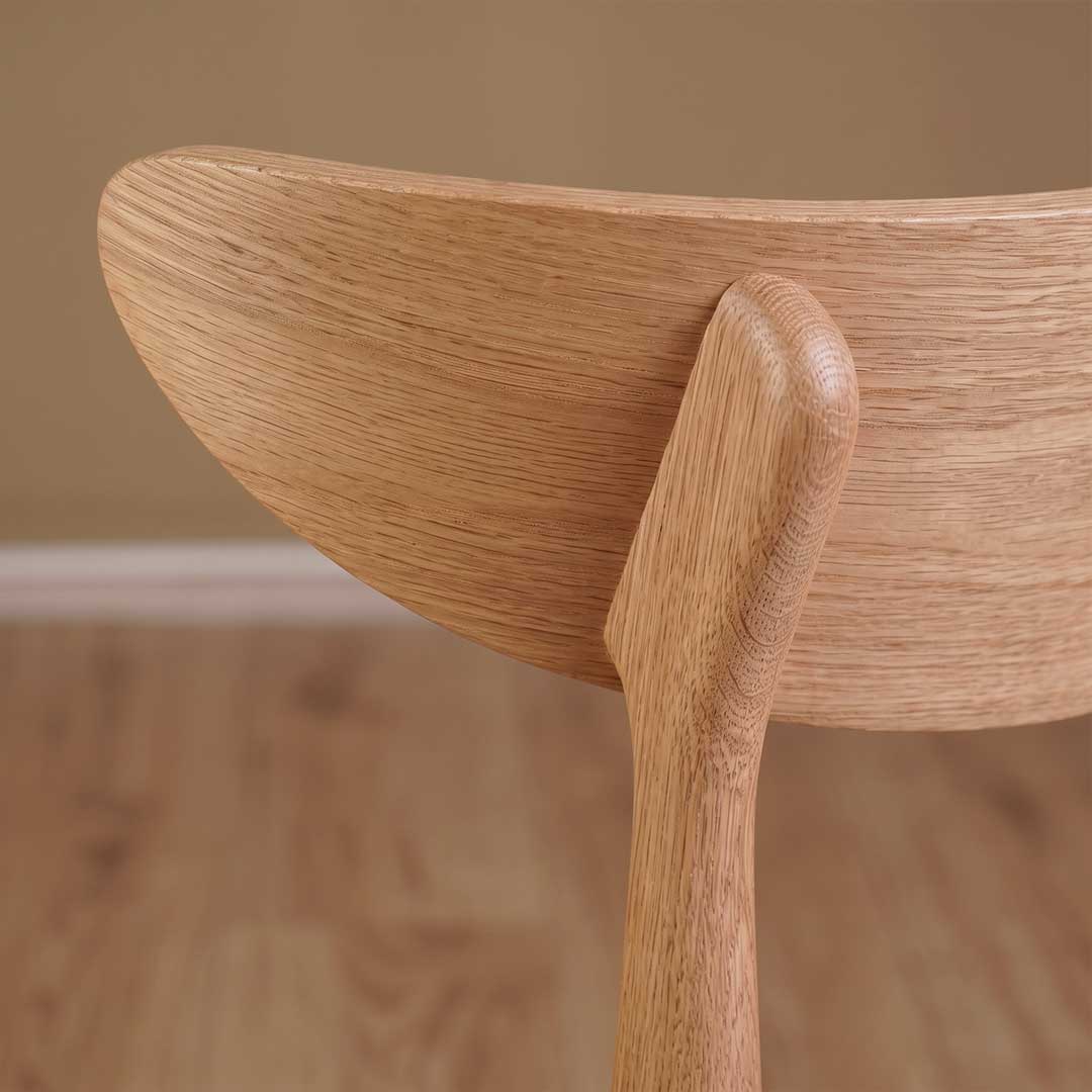 Silla de Comedor Sierra - Roble Natural y Diseño Moderno