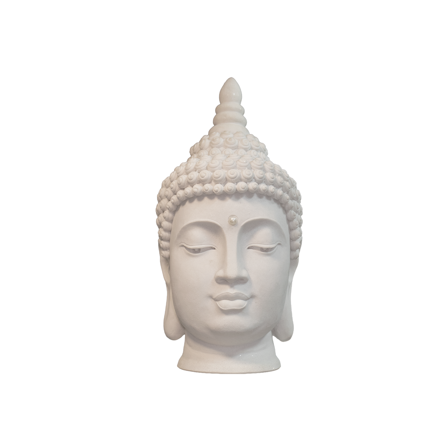 Cabeza de Buda Decorativa en Resina – Estilo Zen Boho