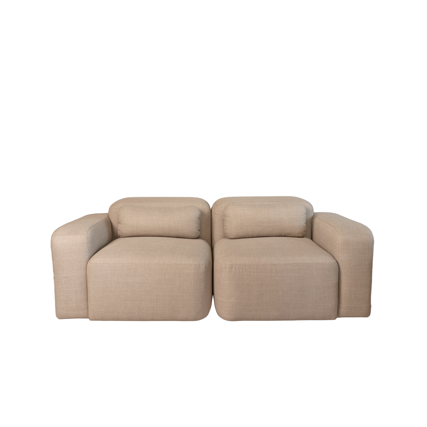 Sofá Modular de 2 Módulos con Brazos | Modelo Mompox