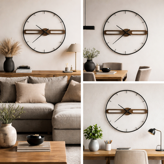 Reloj Moderno Minimalista | Modelo Aviador