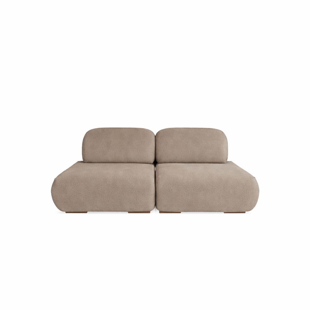 Sofá Modular de 2 Módulos sin Brazos | Modelo Macondo