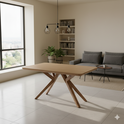 Mesa Pulpo – Diseño Moderno con Base en Roble