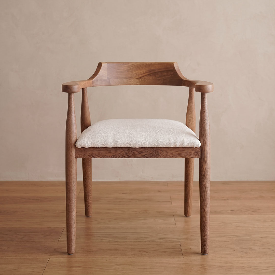 Silla Andina en Madera Natural – Diseño Artesanal para Comedor