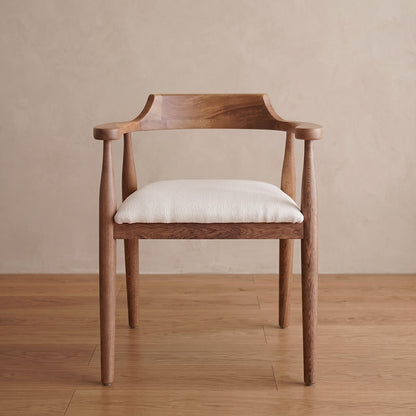 Silla Andina en Madera Natural – Diseño Artesanal para Comedor