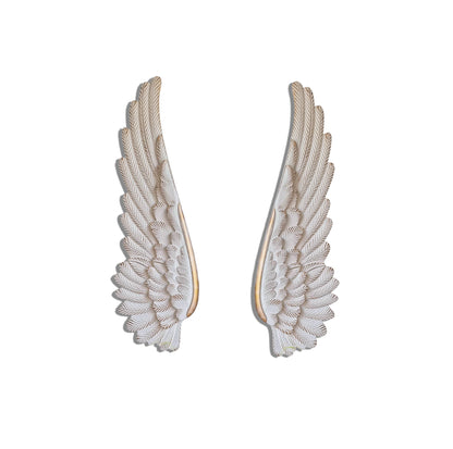 Alas Decorativas Talladas en MDF – Escultura de Pared