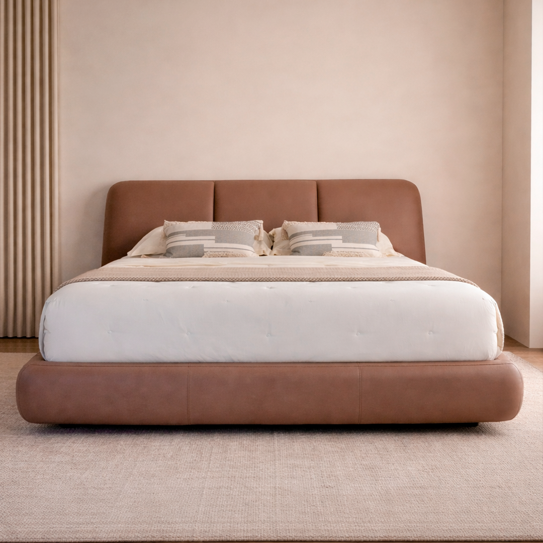 Cama tapizada personalizable de diseño moderno | Modelo Suesca
