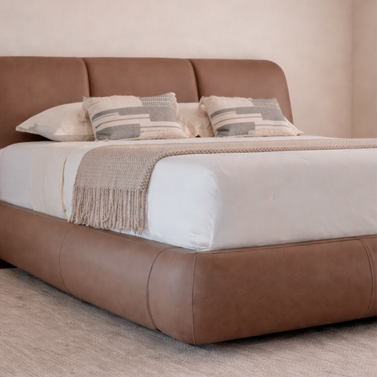 Cama tapizada personalizable de diseño moderno | Modelo Suesca
