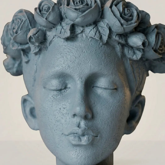 Macetero Escultura Busto de Mujer | Arte Moderno Medellín