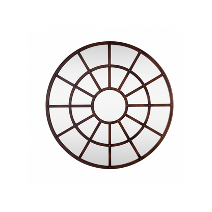 Espejo Horizonte Redondo Metálico | Decoración de Pared