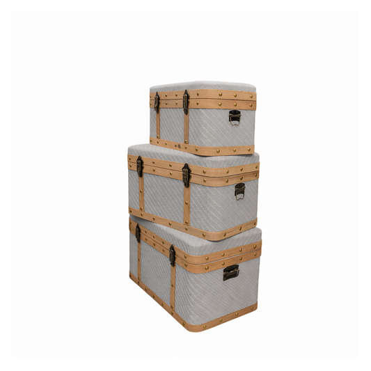 Set de Baúles Decorativos Vintage – Estilo Maleta