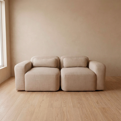 Sofá Modular de 2 Módulos con Brazos | Modelo Mompox