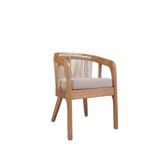 Silla Barichara - Roble Natural y Tejido Artesanal